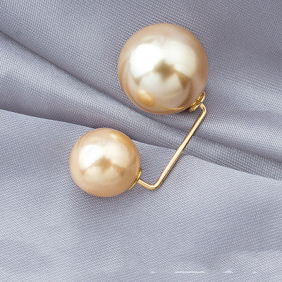 Anti-light Brooch Skirt Waist Button Nail Pearl